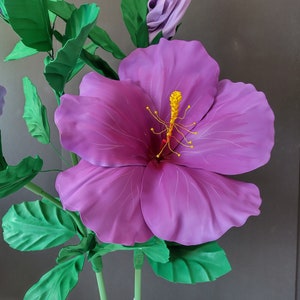 Hibiscus Bouquet / Event flower decor & Giant flower/ Wedding decorations/ Free-Standing Artistic Foam Flower/ Retail Front Window Display