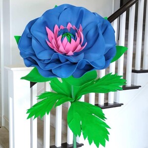 Giant self-standing foam flowers\ giant anemones\ event flower decor\ wedding decorations\ flower backdrop\
