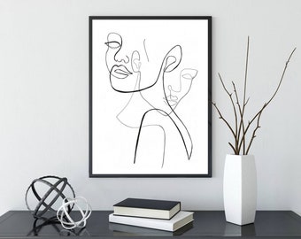 Monochrome Drawing Etsy Monochrome Drawing Etsy