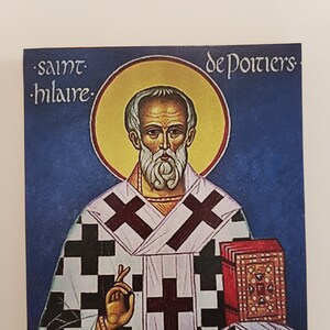 saint hilary saint hilaire hilaire de poitiers san etsy