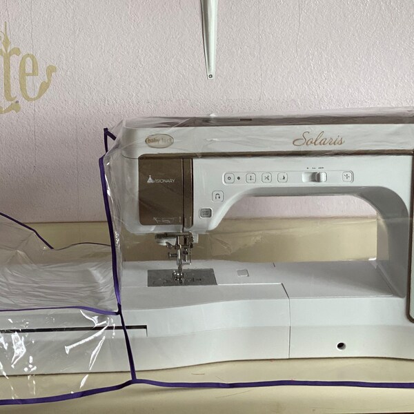 Dust Cover for Babylock Solaris 1, 2, 3 and Brother Luminaire 1, 2, 3 with embroidery unit