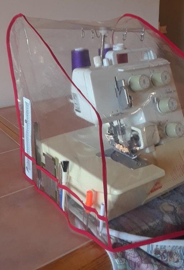 Dust Cover for Bernina Funlock Serger Overlock with Thread Guides
