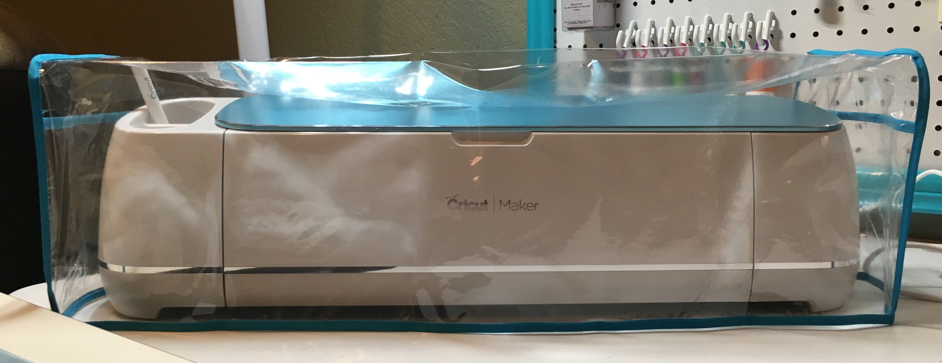 Dust Cover for Cricut EasyPress 2 - choose 12 x 10 or 9 X 9 Clear Plastic  with Bias Trim
