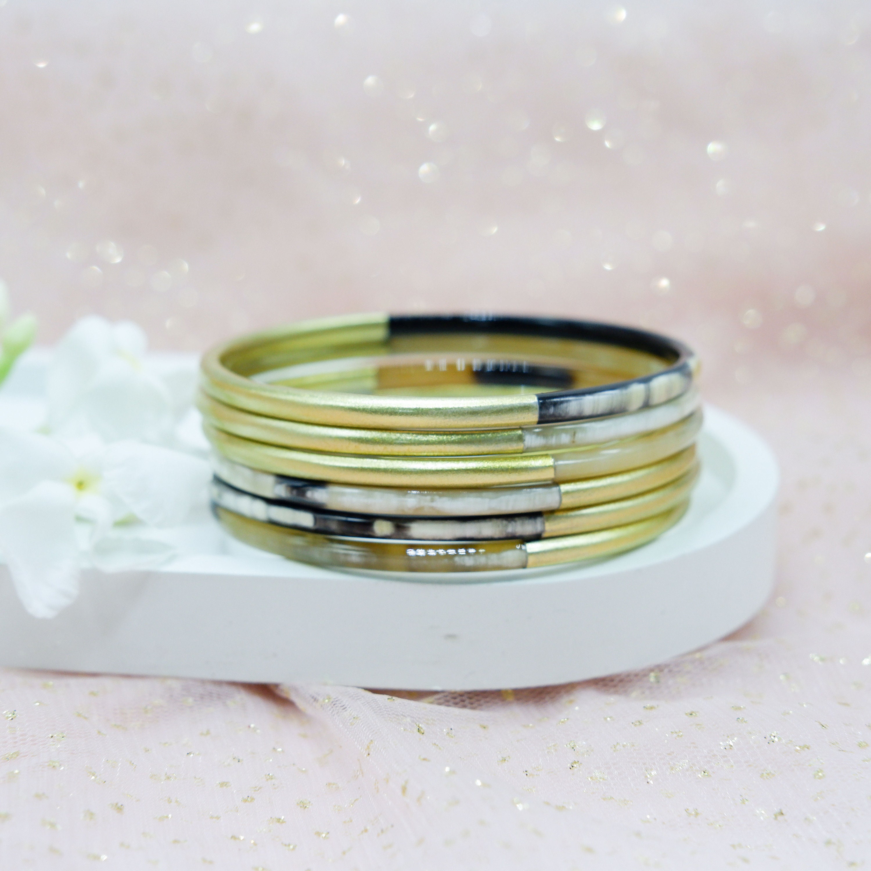 ホーンバングルブレスレット - Etsy 日本