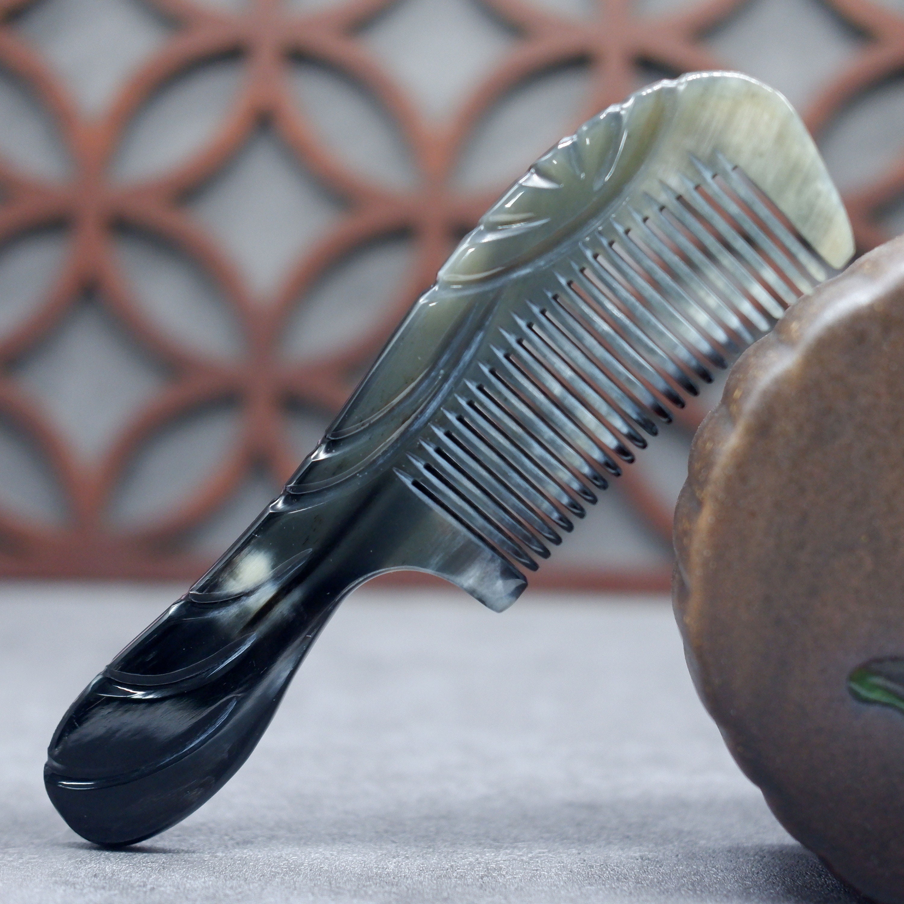 Vintage Horn Comb - Etsy display picture 3