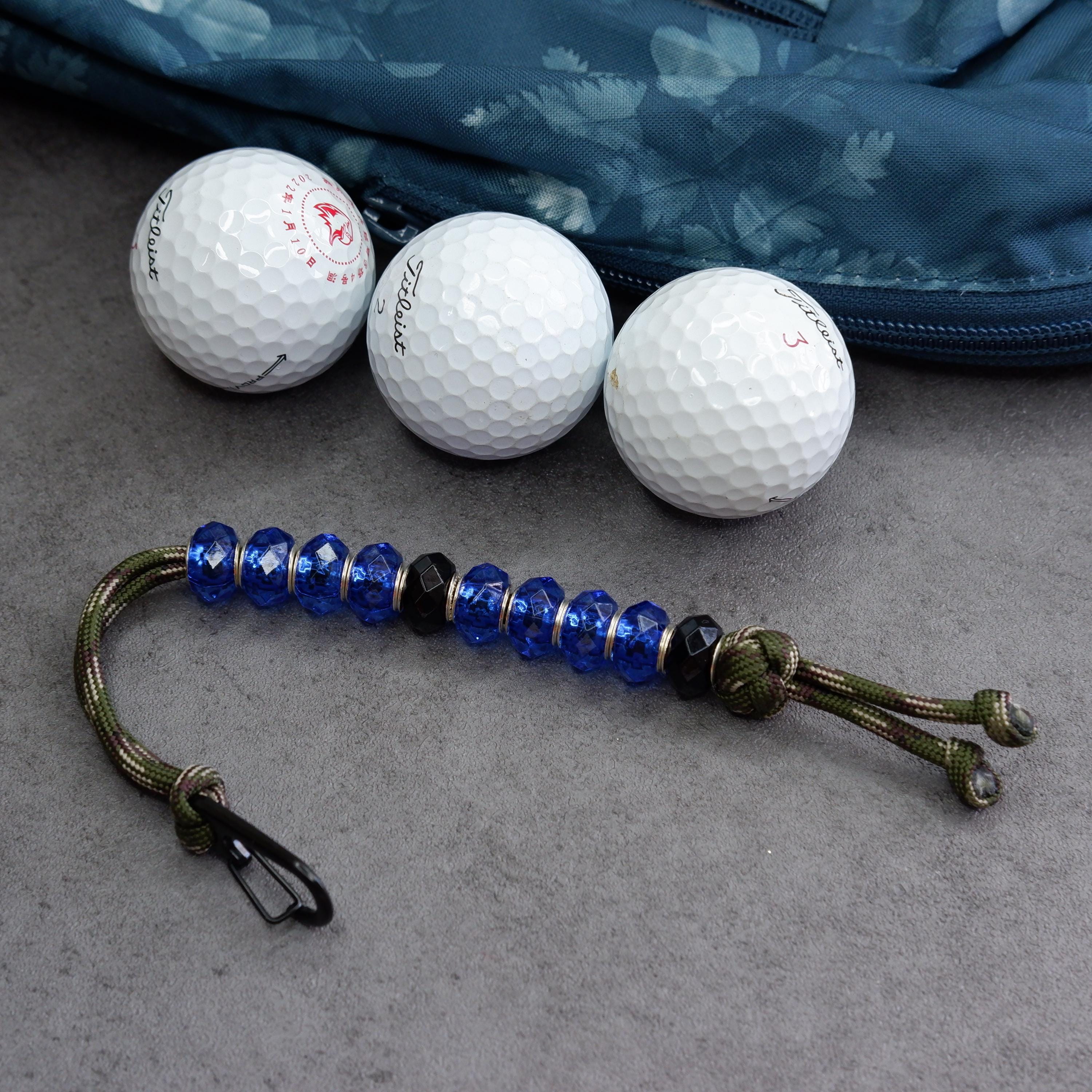 Tracking String Golf Beads Count Stroke Score Counter, Durable 550 Lbs Paracord String ...