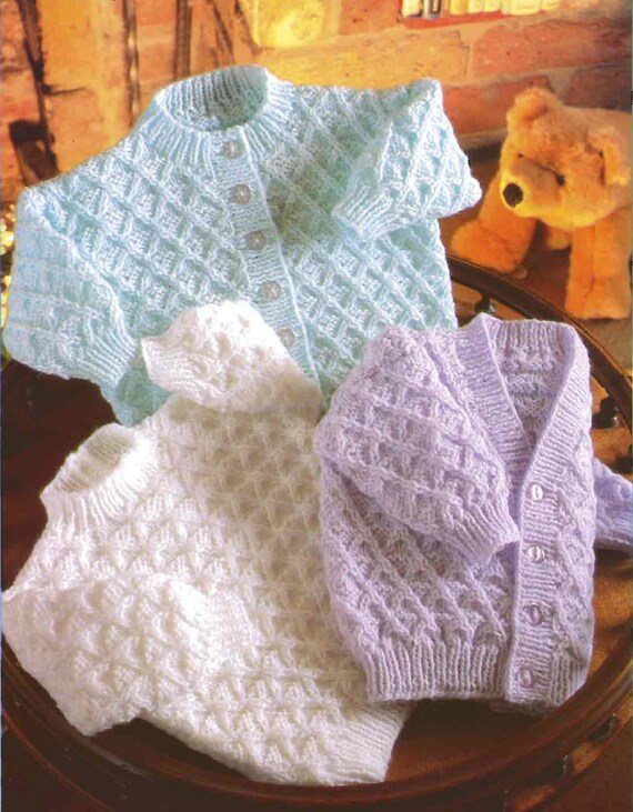 Vintage Knitting Pattern Knit Baby Boys Girls Diamonds Cardigan Pullover Sweaters Pdf Instant Digital Download 0 2 Yrs Dk 8 Ply Vintage Knitting Pattern Knit Baby Boys Girls Diamonds Cardigan Pullover Sweaters Pdf Instant Digital Download 0 2 Yrs Dk 8 Ply