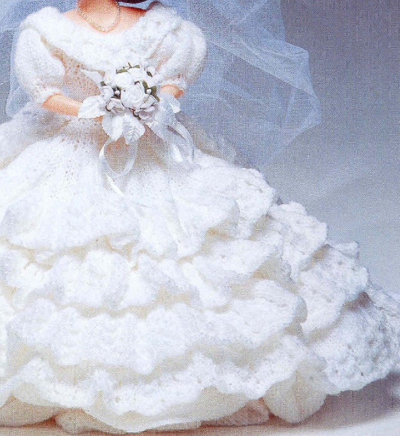 Vintage Knitting Pattern Wedding Dress Bride Bridal Outfit for Etsy