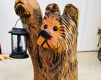 ジェフ・フレミング ビッグスカイ 手彫り木製クマ像彫刻 アンティーク 希少 Big Sky Carvers Big Sky Bears by Jeff Fleming Black Bear