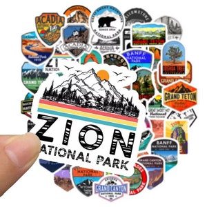 National parks laptop, vehicle, water bottle decal pack 45pcs *