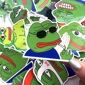 Hand Made You Look Looked Pepe iFunny MEME Funny 4 Vinyl Decal Sticker JDM