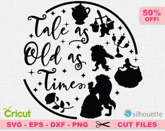 Download Tale as old as time svg | Etsy