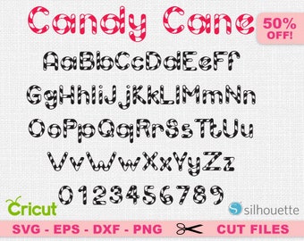 Candy cane font svg, Christmas font svg, Disney font svg, Winter svg, Holiday svg, Disney svg, Disney alphabet svg, Christmas svg