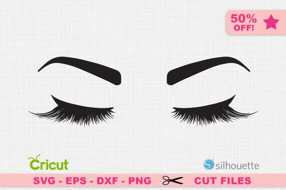 Download Eyelashes svg Eyes svg Beauty svg Make up svg Eye lashes ...
