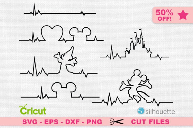 Download Heartbeat svg Nurse svg Mickey svg Disney svg Minnie svg ...
