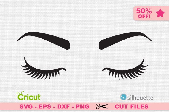 Download Eyelashes svg Eyes svg Beauty svg Make up svg Eye lashes | Etsy