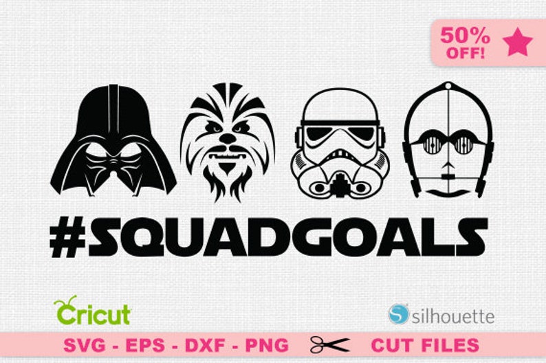 Download Star wars squadgoals svg Darth Vader SVG Star Wars svg | Etsy