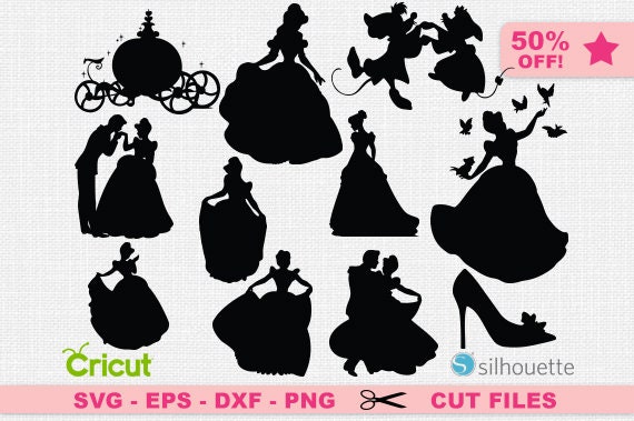 Download Cinderella svg Cinderella cricut Disney SVG Fairy svg | Etsy