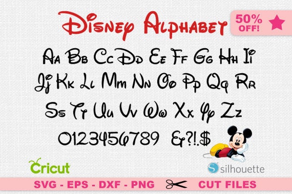 Download Disney font svg Walt Disney font svg Disney svg Disney | Etsy