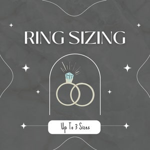 Professional Ring Sizing Service For Up To 3 Sizes. Adds 5-10 Days To Your Order.