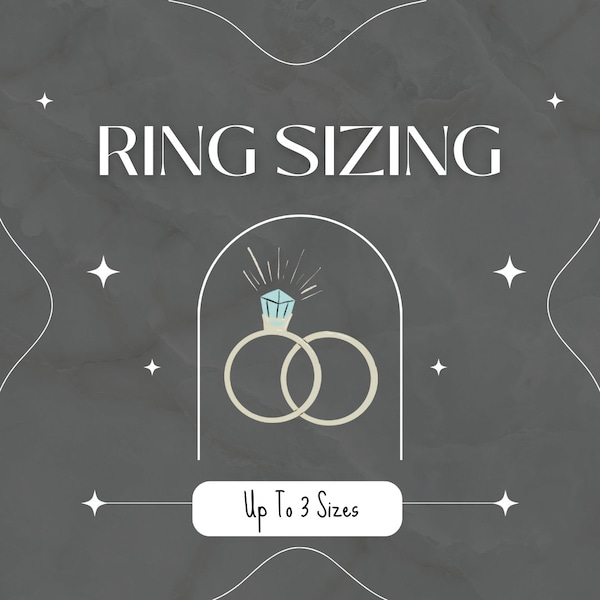 Professional Ring Sizing Service For Up To 3 Sizes. Adds 5-10 Days To Your Order.