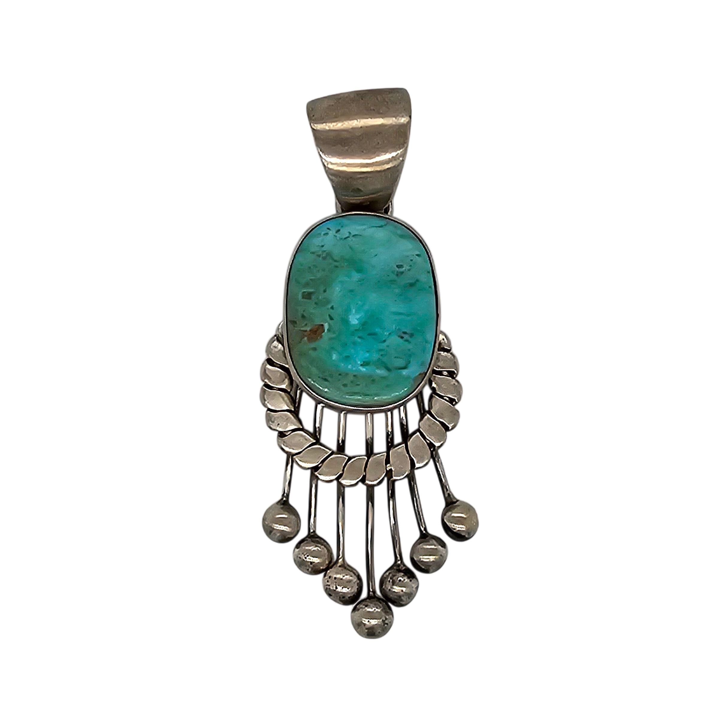 ヴィンテージ スターリングシルバー ターコイズペンダント - Etsy 日本