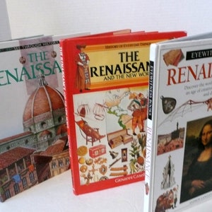 Renaissance History Books with Pictures:  The Renaissance and The New World, Eyewitness Renaissance, The Renaissance with See-Through Scenes