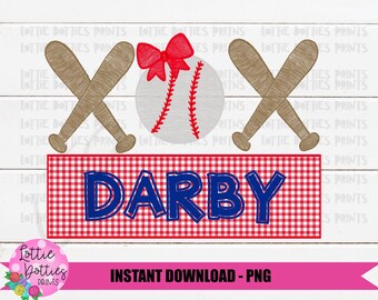 Girls Baseball Png - Kids Baseball Design - Sublimation File - Instant download - Digital Download