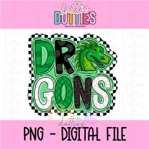 Dragons Png - Digital Designs - Mascot Team Design