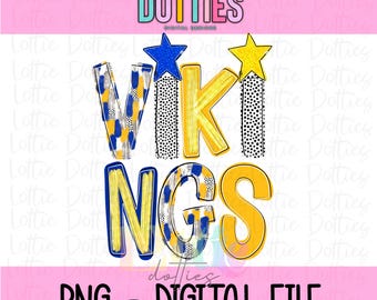 Vikings PNG - Vikings sublimation design - Digital Download