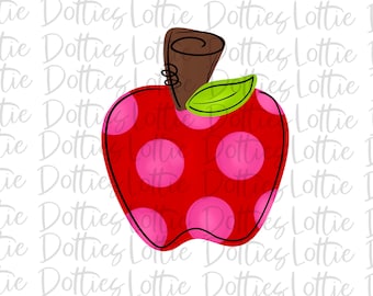 Apple  - PNG - Back To School - Sublimation - Digital Download