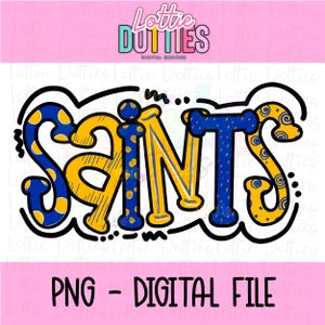 Saints  Png - Digital Designs - Mascot Team Design