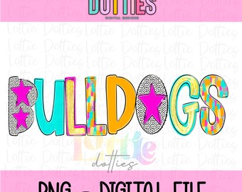 Bulldogs PNG - Bulldogs sublimation design - Digital Download