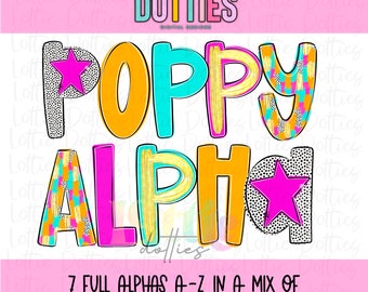 Poppy Alpha Png - Bright Paint Splash Alpha Pack - Digital Download