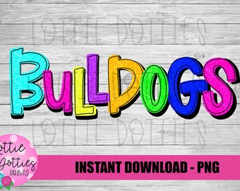 Bulldogs Png - Digital Designs - Mascot Team Design