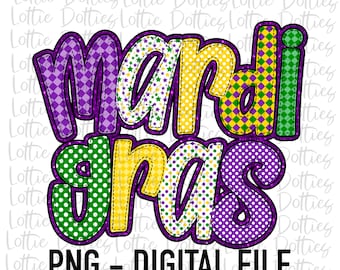 Mardi Gras PNG - Mardi Gras Sublimation - Digital Download