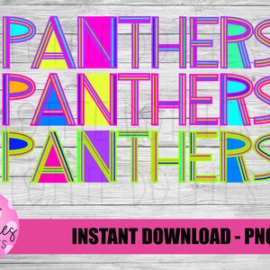 Panthers  Png - Panthers Sublimation Design - Digital Download