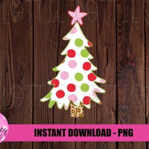 Christmas Tree Png - Christmas Sublimation Design - Digital Download
