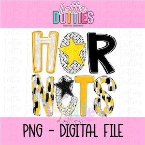 Hornets PNG - Hornets  sublimation design - Digital Download