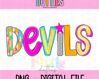 Devils PNG - Devils sublimation design - Digital Download
