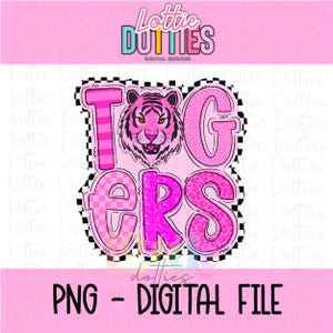 Tigers PNG - Tigers sublimation design - Digital Download