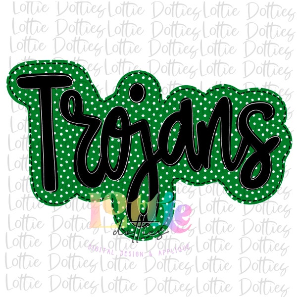 Trojans Embroidery - Etsy