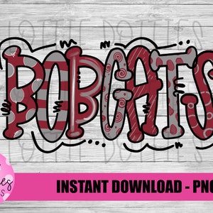 Bobcats PNG - Bobcats sublimation design - Digital Download
