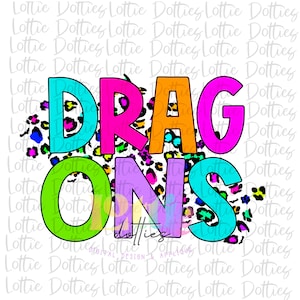 Dragons Png - Digital Designs - Mascot Team Design