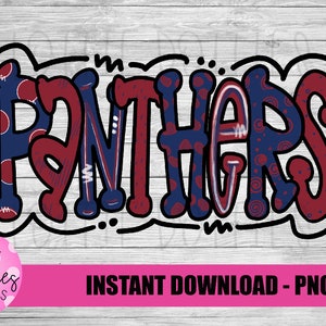 Panthers  Png - Panthers Sublimation Design - Digital Download