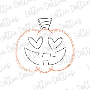 Sketch Jack o lantern PNG- Halloween Sublimation Design- Pumpkin Sublimation Design - Téléchargement numérique