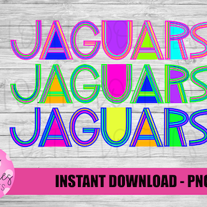 Jaguars PNG - Jaguars  sublimation design - Digital Download