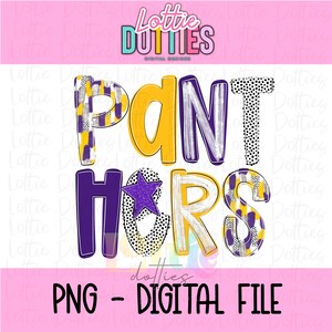 Panthers PNG - Panthers sublimation design - Digital Download