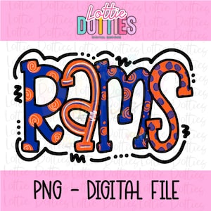 Rams PNG - Rams design - Digital Download | PNG | Instant Download