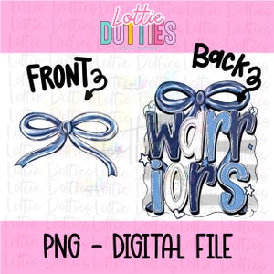 Warriors PNG - Warriors  PNG - Instant Download - Digital Download - Warriors Sublimation Design - Warriors bow design - coquette